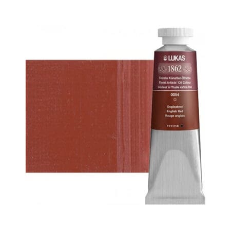 English Red Lukas 1862 Professional Oil Paint 37ml