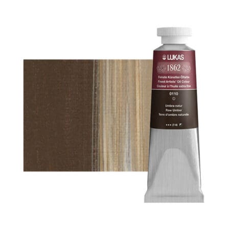Raw Umber Lukas 1862 Professional Oil Paint 37ml