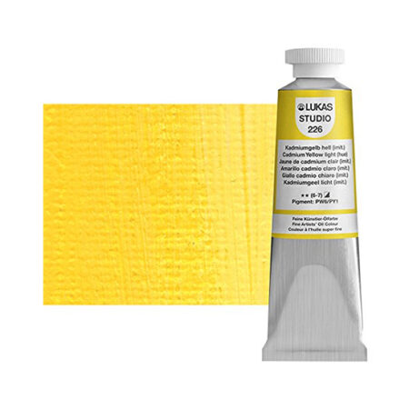 Cadmium Yellow Light Lukas Studio Oil Paint 37ml