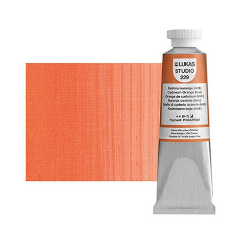 Cadmium Orange Hue Lukas Studio Oil Paint 37ml