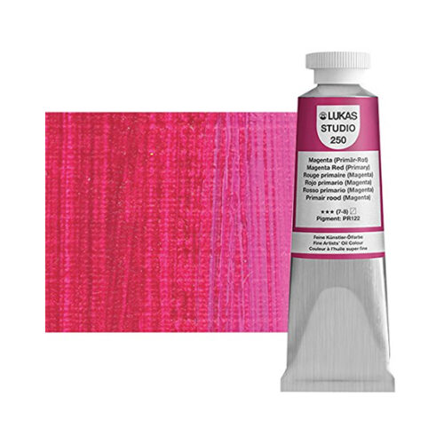 Magenta Red Primary Lukas Studio Oil Paint 37ml