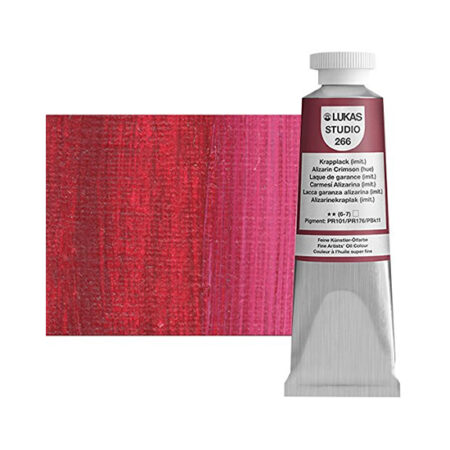 Alizarin Crimson Lukas Studio Oil Paint 37ml