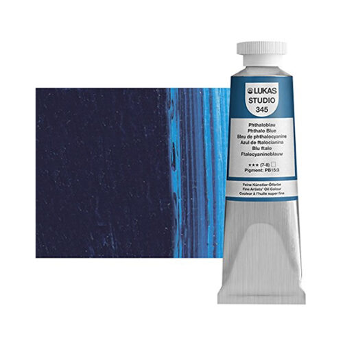 Phthalo Blue Lukas Studio Oil Paint 37ml