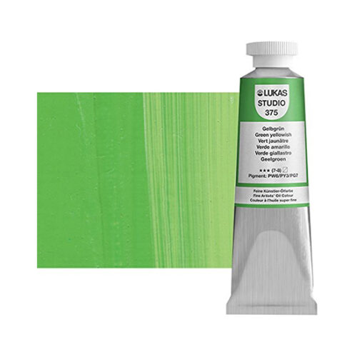 Green Yellowish Lukas Studio Oil Paint 37ml