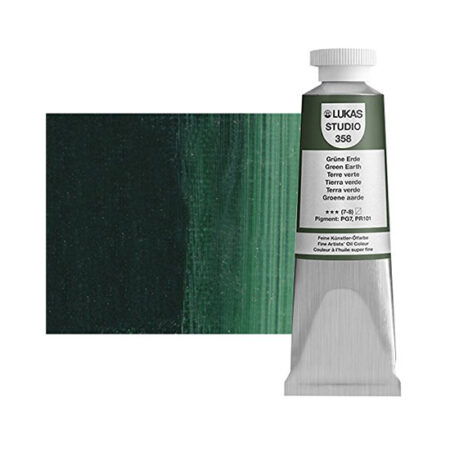 Earth Green Lukas Studio Oil Paint 37ml