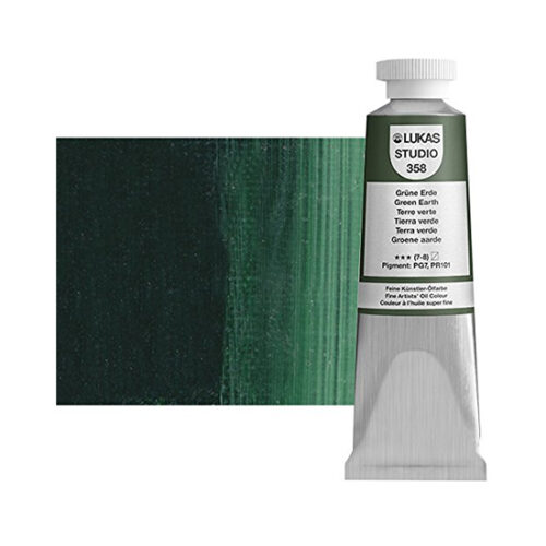 Earth Green Lukas Studio Oil Paint 37ml