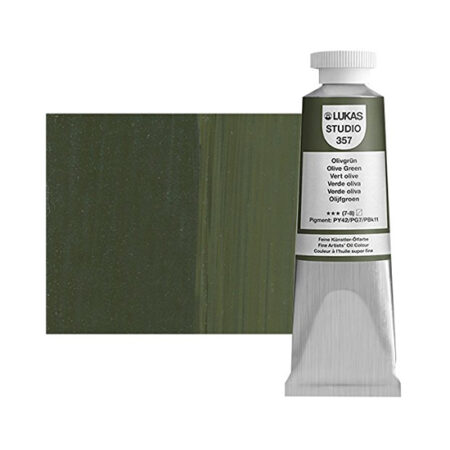 Olive Green Lukas Studio Oil Paint 37ml