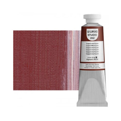 Caput Mortuum Lukas Studio Oil Paint 37ml