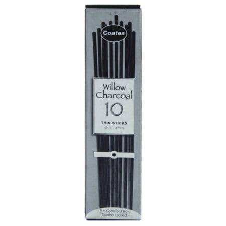 Coates Willow Charcoal Thin Sticks