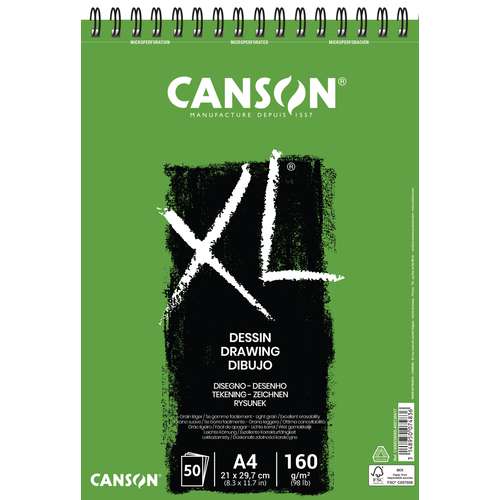 A4 Canson XL Dessin Drawing Pad - Hillcrest Art Supplies