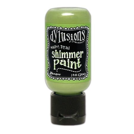 Mushy Peas Dylusions Shimmer Paint 1oz