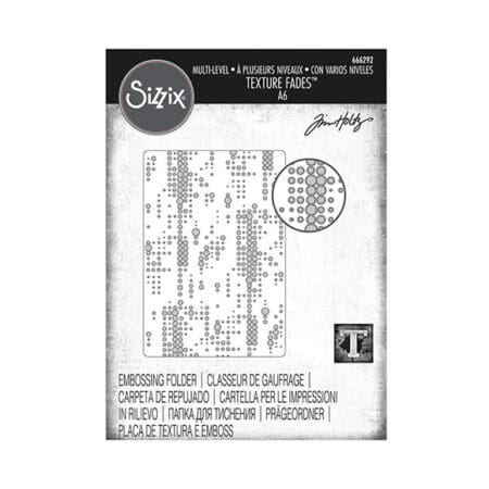 Dotted by Tim Holtz Multi Level Sizzix Texture Fade