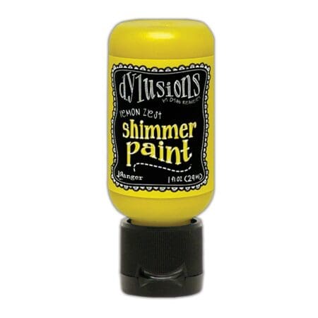 Lemon Zest Dylusions Shimmer Paint 1oz