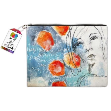 Dina Wakley Printed Pouch 9" x 12"