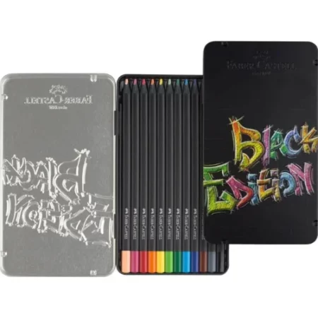 set-of-12-faber-castell-black-edition-colour-pencils-in-tin-