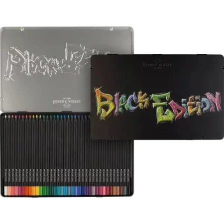 set-of-36-faber-castell-black-edition-colour-pencils-in-tin