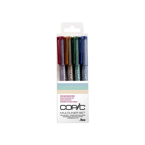 Mixed Colours Copic Multiliner Set in packaging Front view