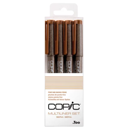 Sepia Copic Multiliner Set in packaging