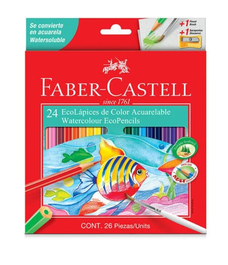 Set of 24 Faber Castell Watercolour EcoPencils
