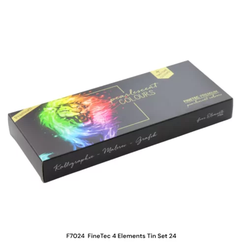 Lion FineTec Pearlescent 4 Elements Watercolour Set Sealed Box