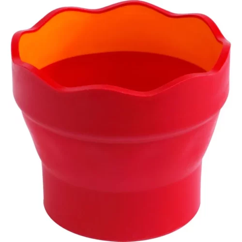 Faber Castell Clic & Go Water Cup Red Close Up