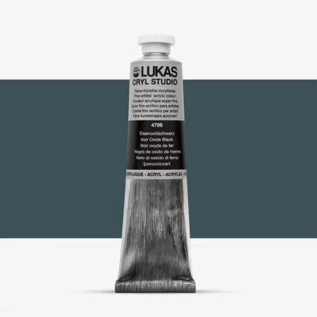 Iron Oxide Black Lukas Cryl STUDIO Acrylics 75ml