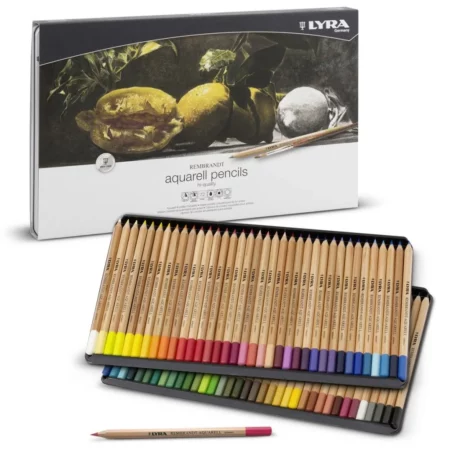 Set of 72 Lyra Rembrandt Aquarelle Artists Coloured Pencils