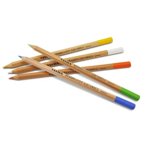 Lyra Rembrandt Aquarelle Prestige Wooden Box Pencil Set 96's Loose Pencils