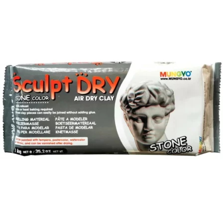 Mungyo Sculpt Dry Air Dry Clay 1kg Stone