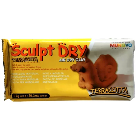 Mungyo Sculpt Dry Air Dry Clay 1kg Terracotta