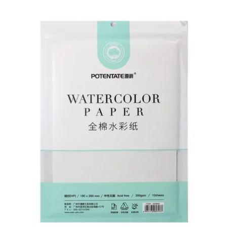 Hot Press Potentate Watercolour Paper Pack Front View