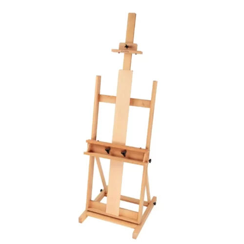 Prime Art Carolina H Frame Studio Easel - Large Front View Angled