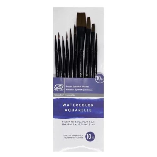 Pro-Art Watercolour Brush Set 10 piece