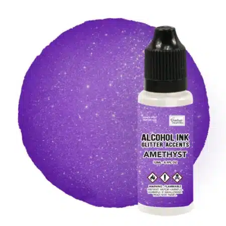 Amethyst Couture Creations Alcohol Ink Glitter Accents