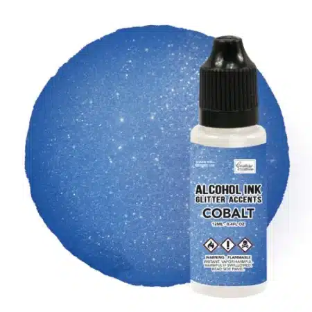 Cobalt Couture Creations Alcohol Ink Glitter Accents