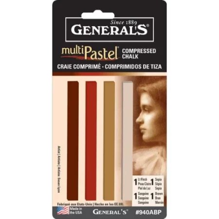 General Pencil Co. MultiPastel Earth Tone