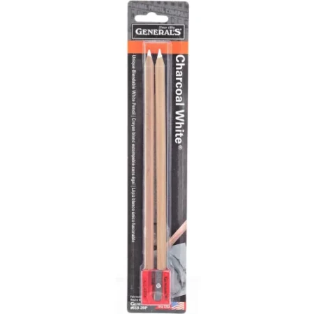 General Pencil Co. White Charcoal Pencils
