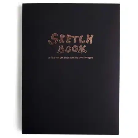 Potentate sketchbook black cover