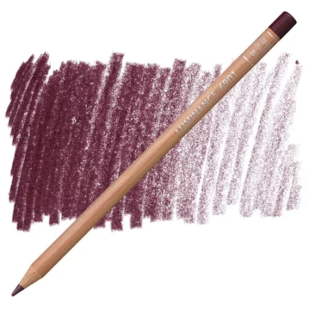 crimson-aubergine-caran-dache-luminance-6901-colour-pencil