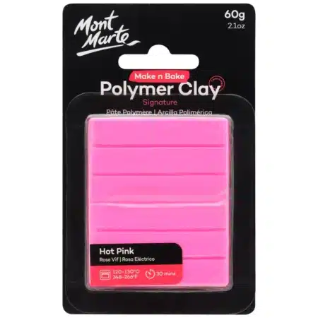 Hot Pink Mont Marte Polymer Clay