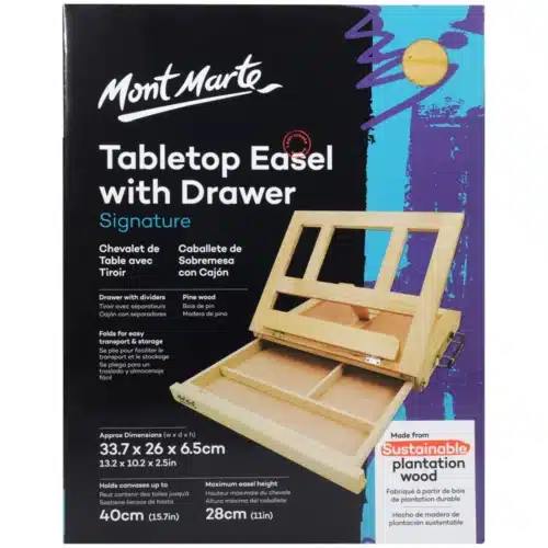 Mont Marte Signature Table Easel with Drawer