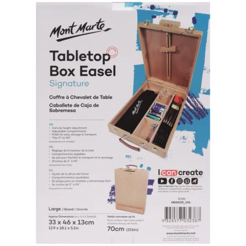 Mont Marte Signature Tabletop Box Easel Large