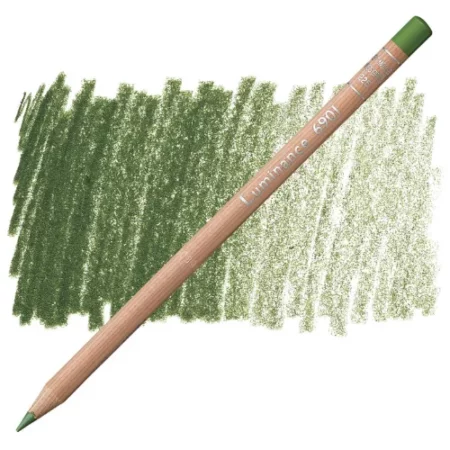 moss-green-caran-dache-luminance-6901-colour-pencil
