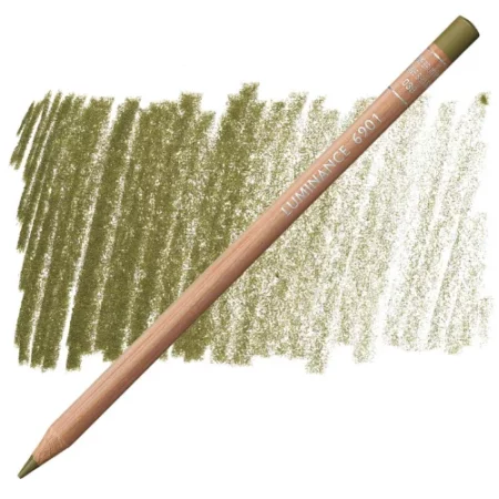 olive-brown-caran-dache-luminance-6901-colour-pencil