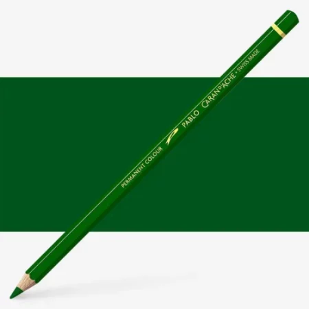 dark-green-caran-dache-pablo-colour-pencil