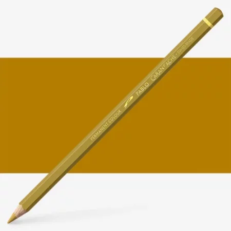 green-ochre-caran-dache-pablo-colour-pencil