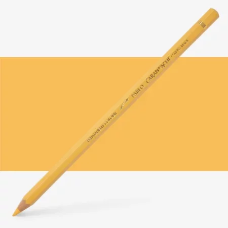 orangish-yellow-caran-dache-pablo-colour-pencil