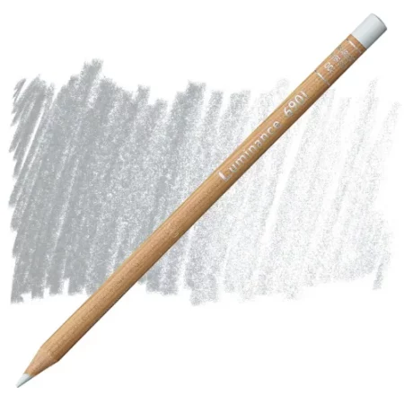 silver-grey-caran-dache-luminance-6901-colour-pencil
