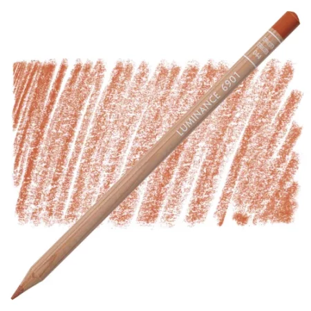 terracotta-caran-dache-luminance-6901-colour-pencil