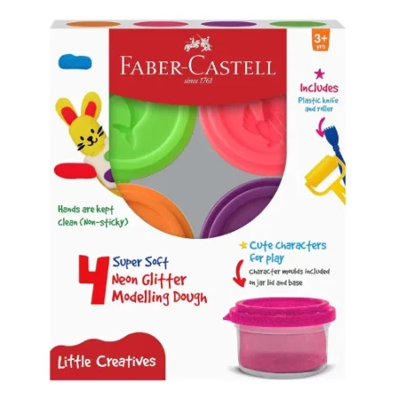 faber-castell-little-creatives-modelling-dough-neon-glitter